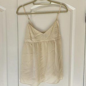 7 for all Mankind Cream Strap TankTop